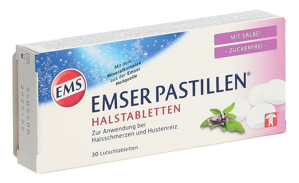 EMSER Pastillen zuckerfrei mit Salbei Blist 30 Stk
