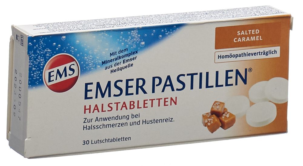 EMSER pastilles caramel salé blist 30 pce