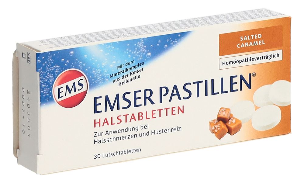 EMSER pastilles caramel salé blist 30 pce