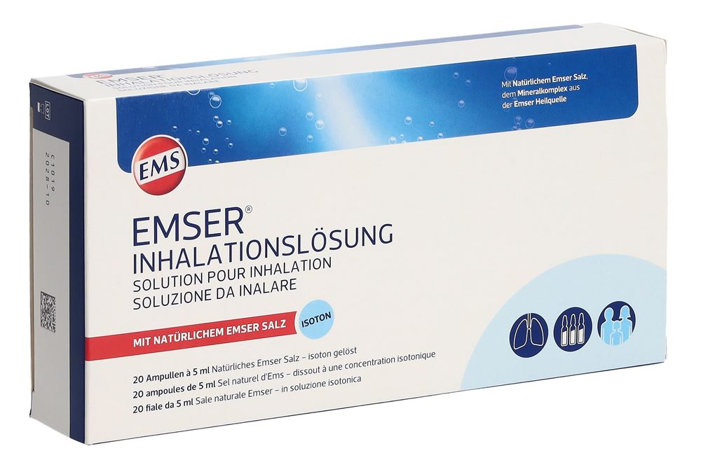 EMSER solution pour inhalation