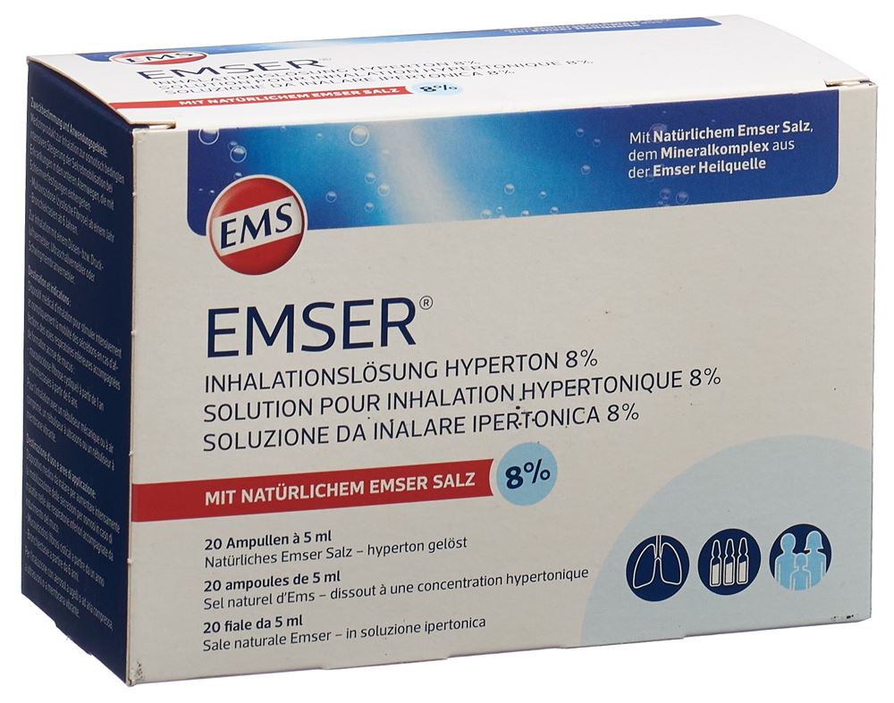 EMSER solution pour inhalation 8 %