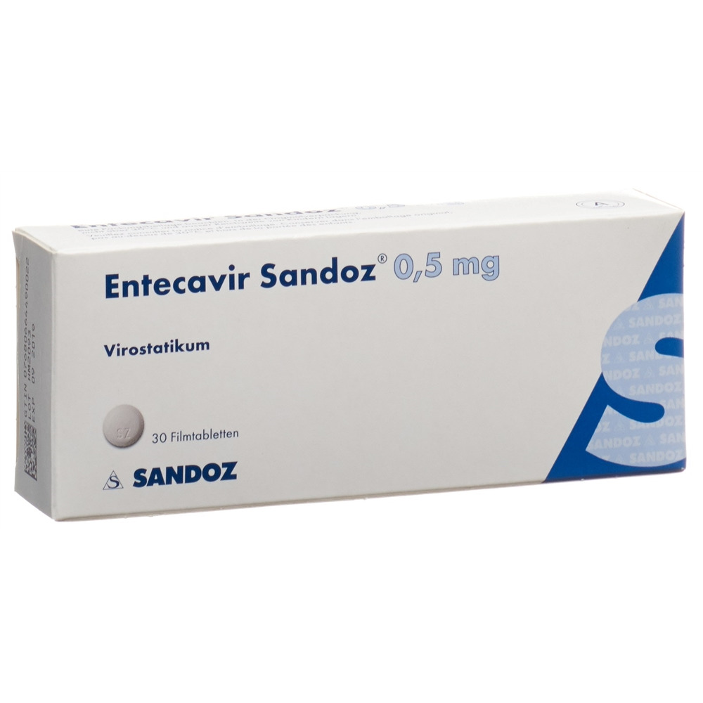 ENTECAVIR Sandoz 0.5 mg, Hauptbild