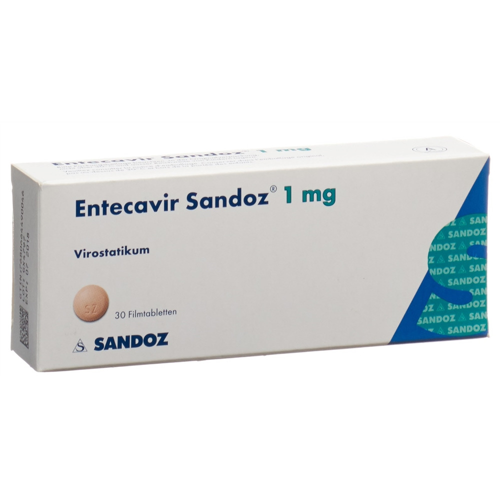 ENTECAVIR Sandoz 1 mg, Hauptbild