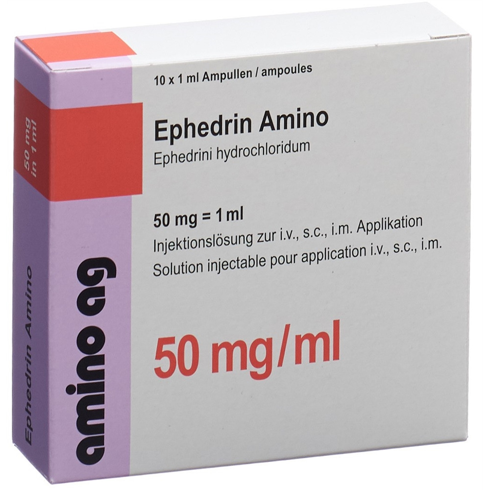 EPHEDRINE Amino 50 mg/ml, Hauptbild