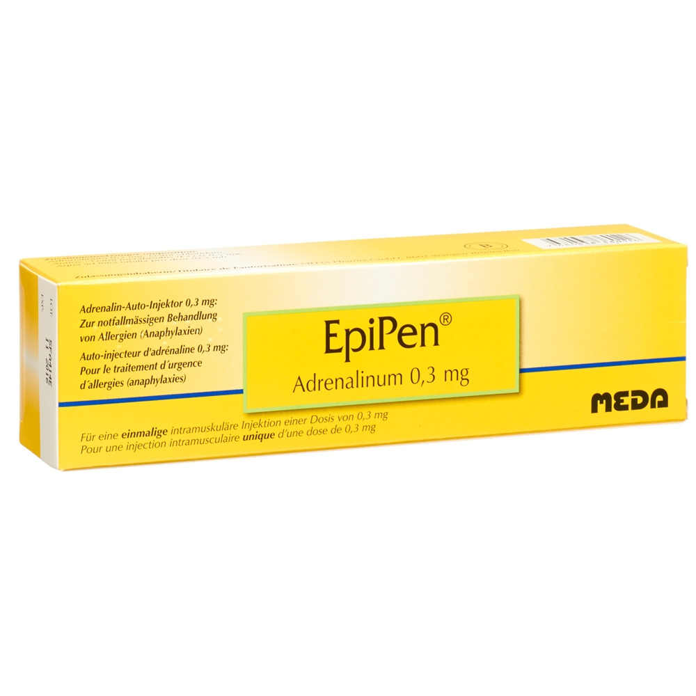 EPIPEN sol inj 0.3 mg injecteur prérempli injecteur 1 pce, image principale