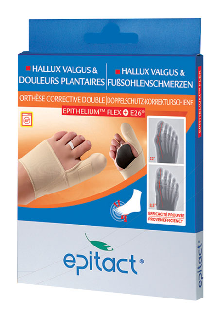 Epitact flexible Doppelschutz Korrekturbandage Hallux valgus TAG, Hauptbild