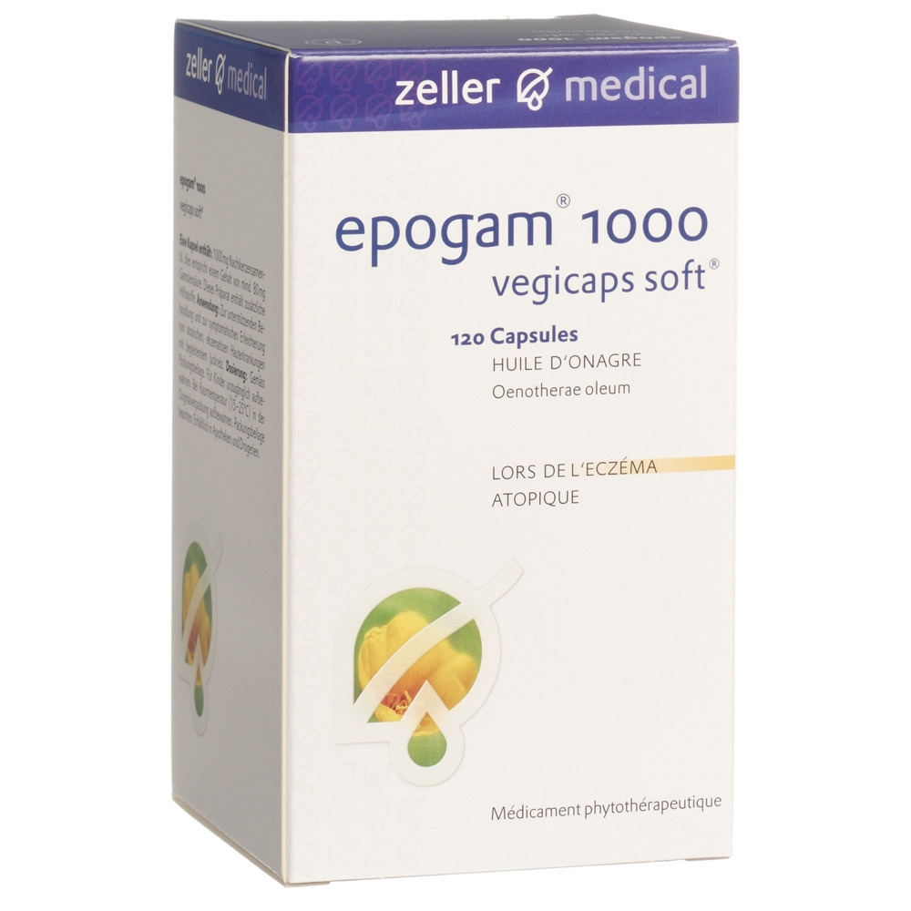 EPOGAM 1000 Vegicaps soft 1000 mg, image 2 sur 3