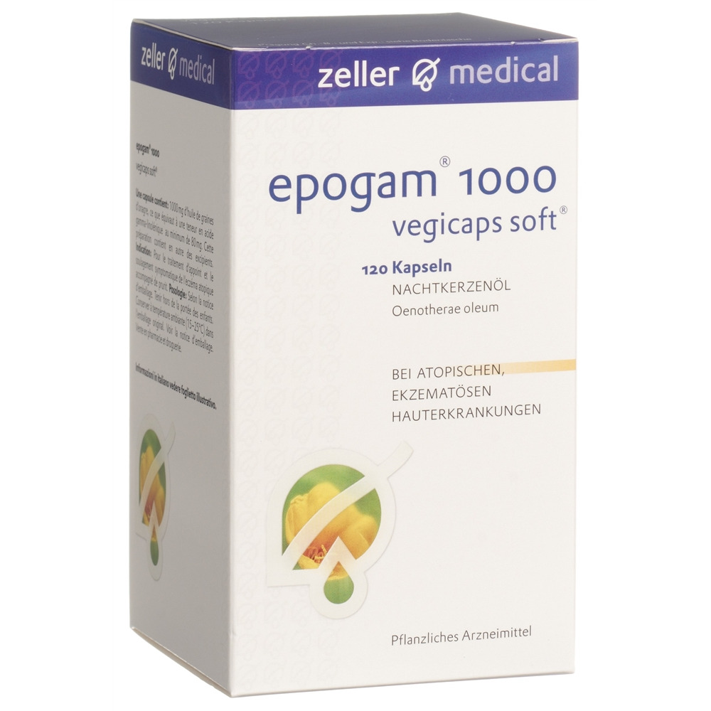 EPOGAM 1000 Vegicaps soft 1000 mg, Hauptbild