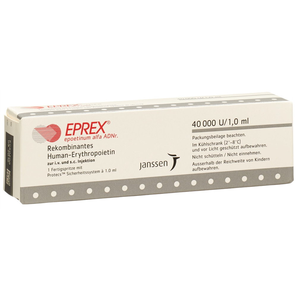 EPREX sol inj 40000 IE/ml avec système de sécurité (Protecs) ser pré 1 ml, image principale