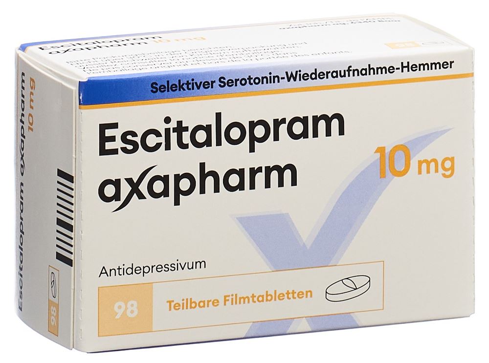 ESCITALOPRAM axapharm 10 mg, Hauptbild