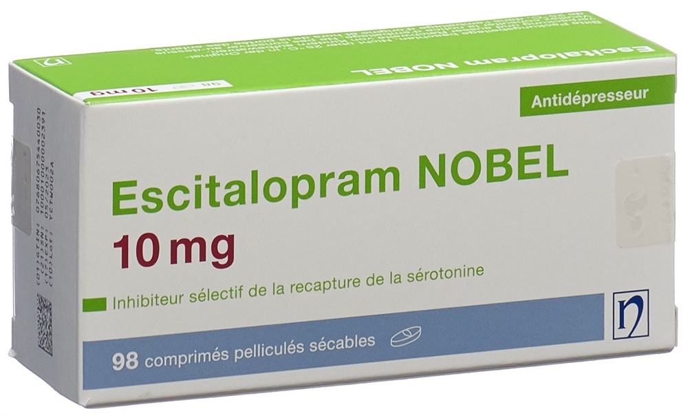 ESCITALOPRAM NOBEL 10 mg, image 2 sur 2