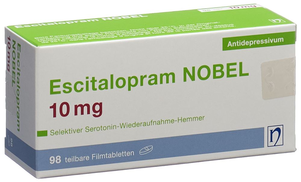 ESCITALOPRAM NOBEL 10 mg, image principale