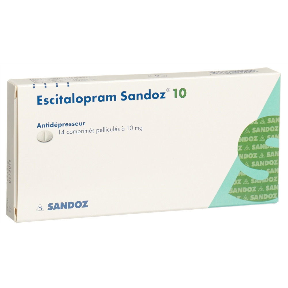 ESCITALOPRAM Sandoz 10 mg, image 2 sur 2