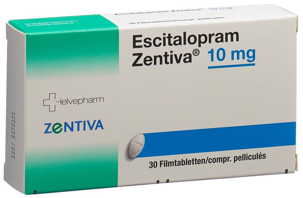 ESCITALOPRAM Zentiva 10 mg, Hauptbild