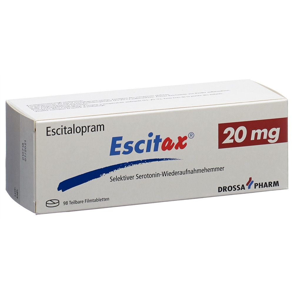 ESCITAX cpr pell 20 mg blist 98 pce, image principale