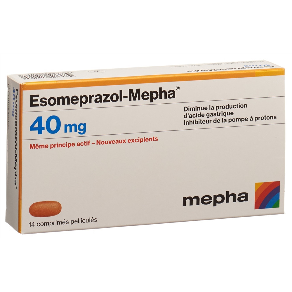 ESOMEPRAZOLE Mepha 40 mg, image 2 sur 2