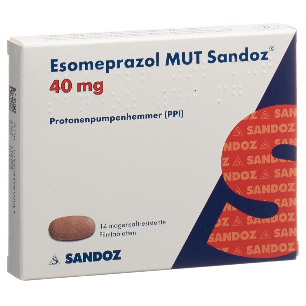 ESOMEPRAZOLE MUT Sandoz 40 mg, Hauptbild