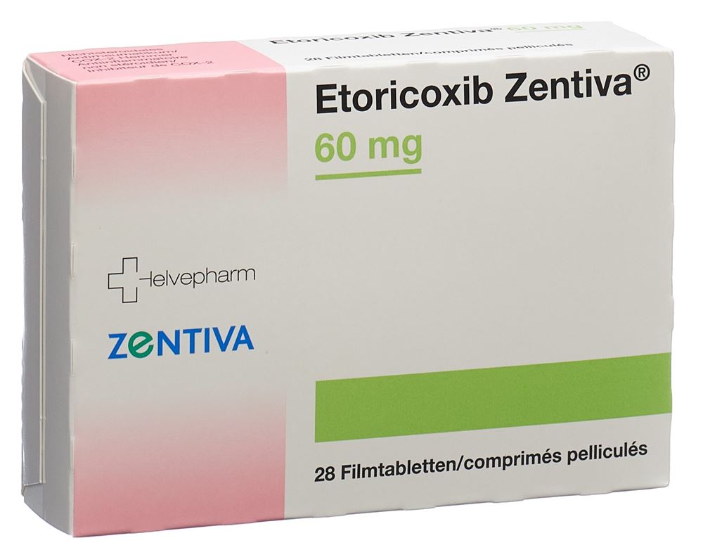 ETORICOXIB Zentiva 60 mg, image principale