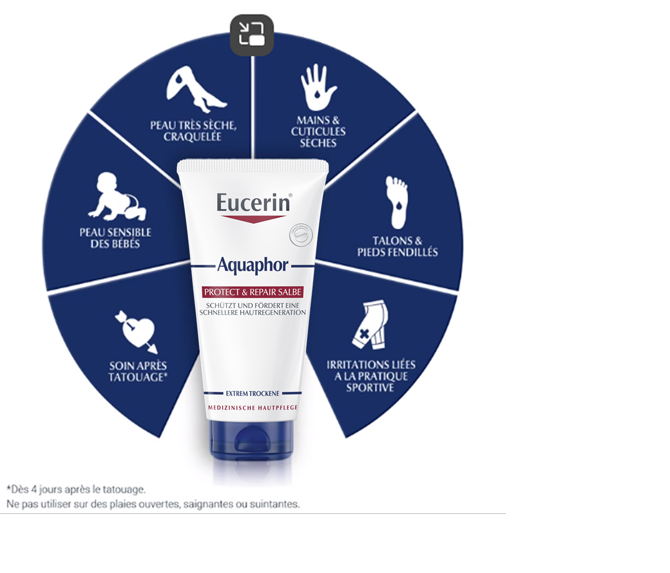 EUCERIN Aquaphor baume protecteur & réparateur, image 5 sur 5