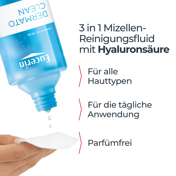 EUCERIN DermatoCLEAN Mizellen Wasser, Bild 4 von 5