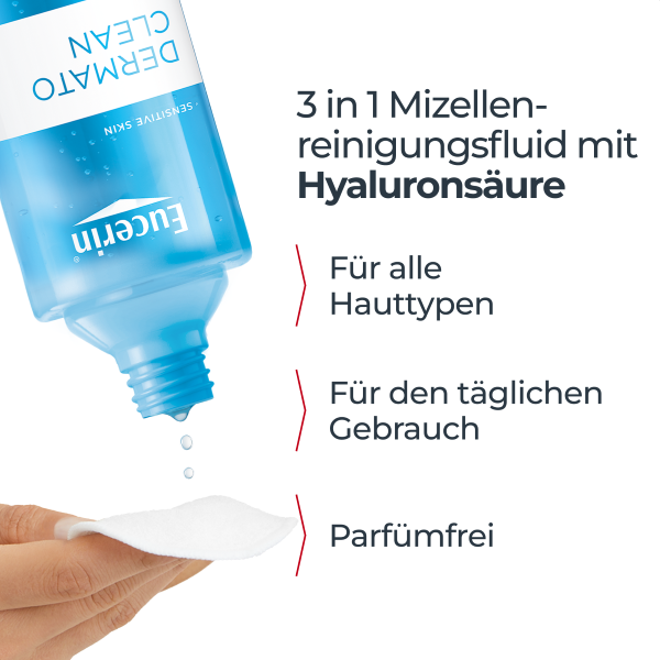 EUCERIN DermatoCLEAN Mizellen Wasser, Bild 4 von 5