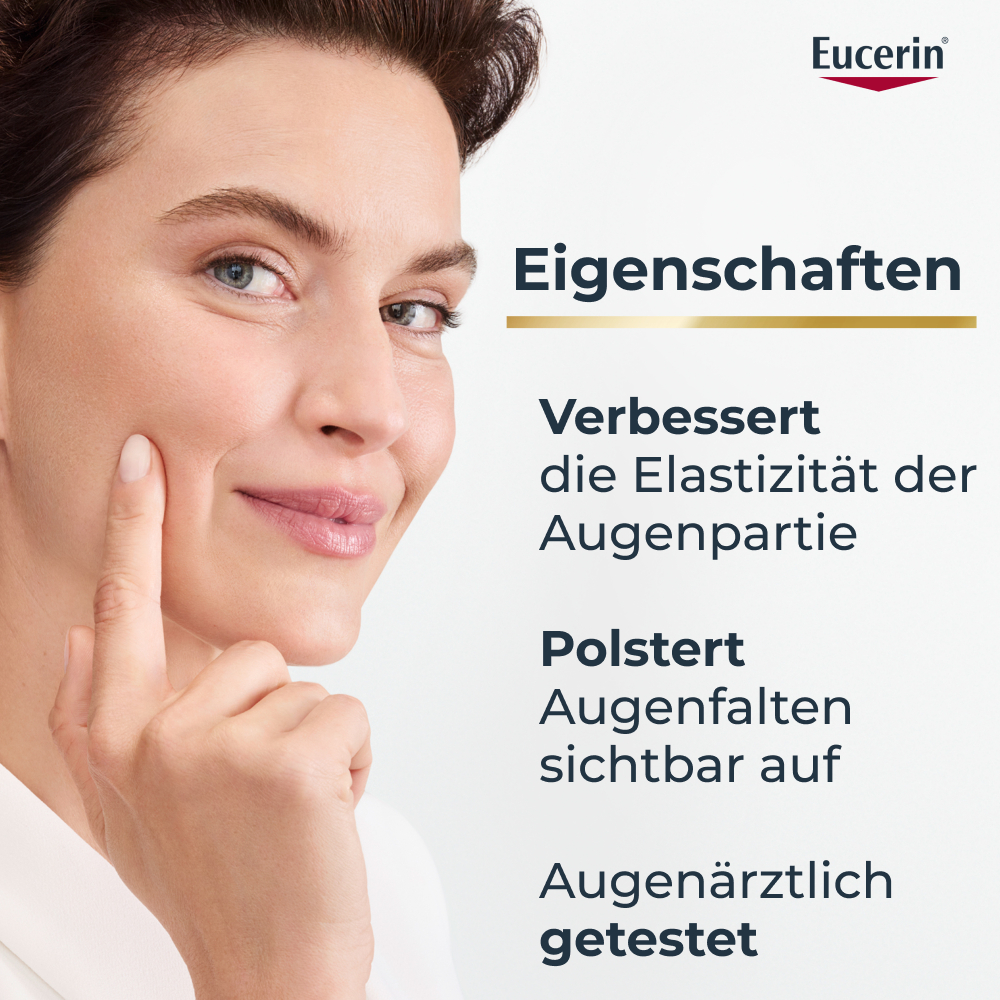 EUCERIN HYALURON-FILLER + ELASTICITY soin contoure des yeux, image 3 sur 6
