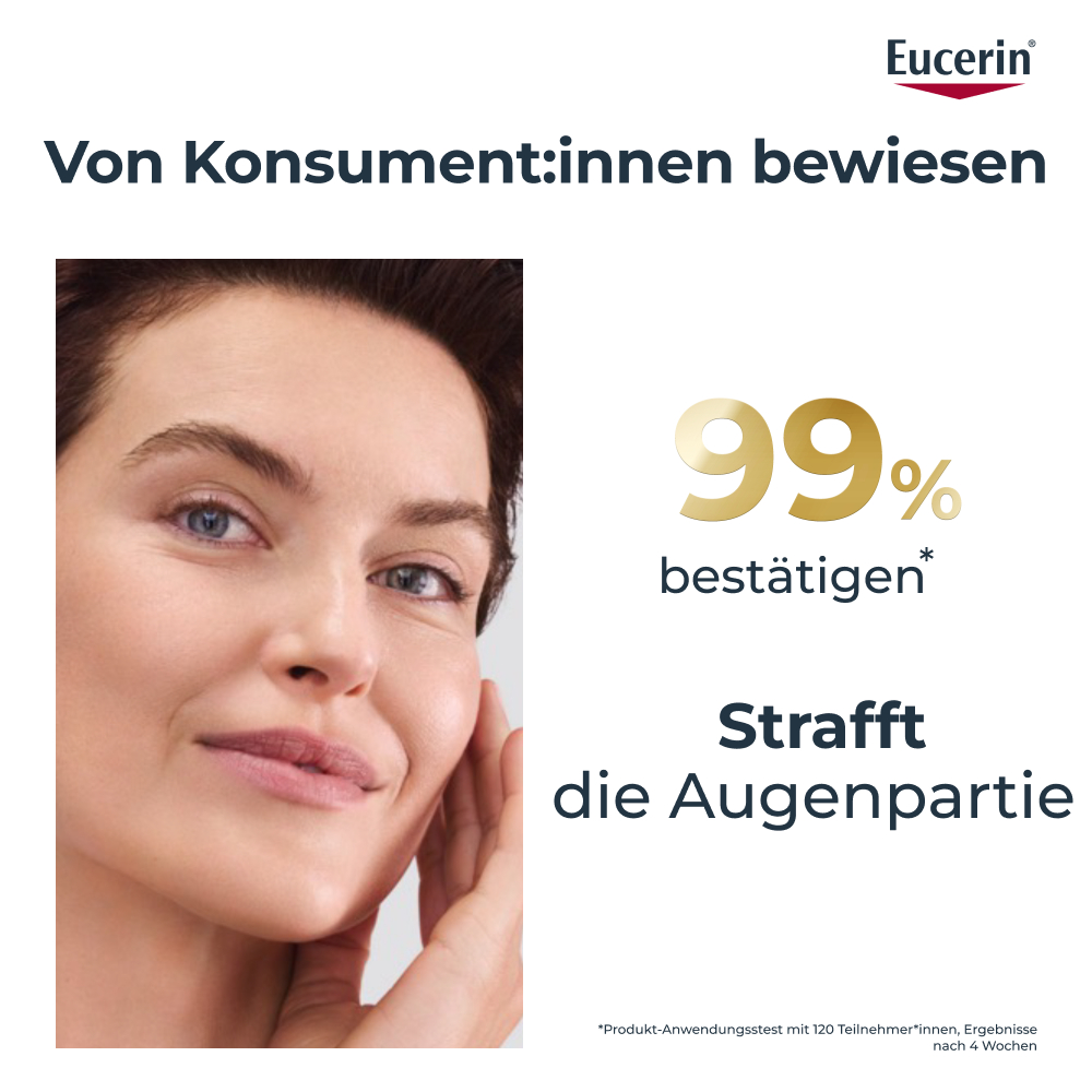 EUCERIN HYALURON-FILLER + ELASTICITY soin contoure des yeux, image 5 sur 6