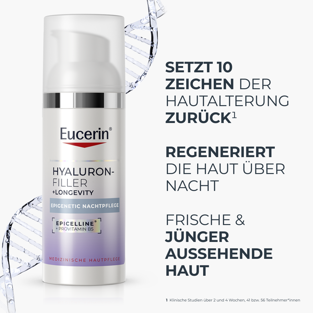 EUCERIN HYALURON-FILLER + LONGEVITY Epigenetic Nacht, Bild 2 von 5
