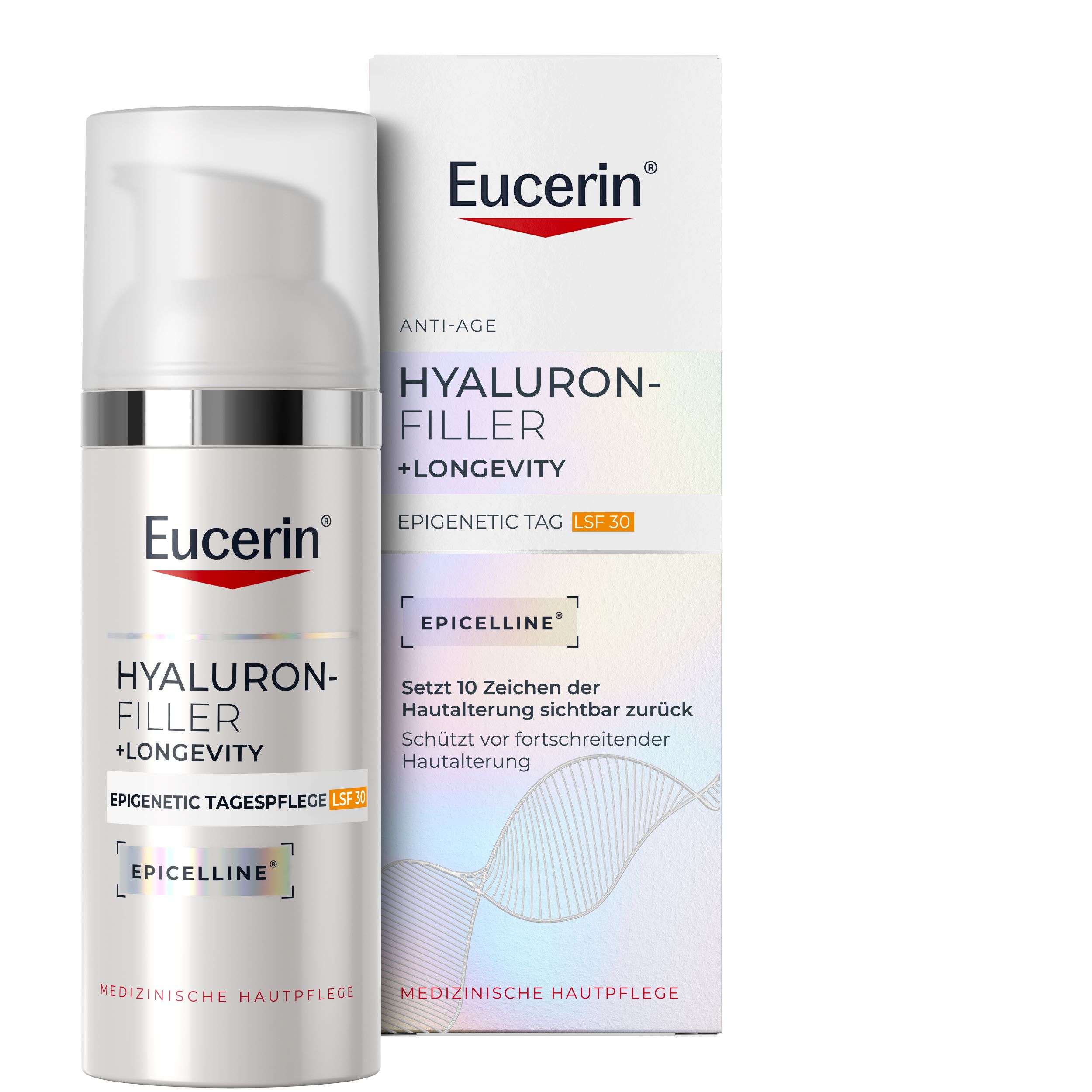 EUCERIN HYALURON-FILLER + LONGEVITY soin de jour épigénétique