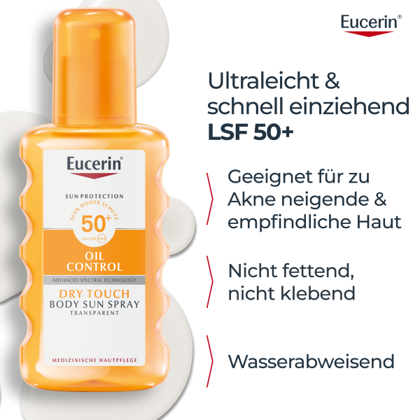 EUCERIN SUN Body Oil Control Dry Touch, image 2 sur 5