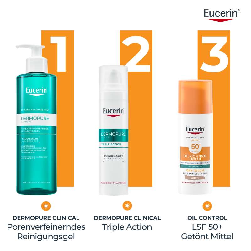 EUCERIN SUN Face Oil Control gel-crème, image 5 sur 5