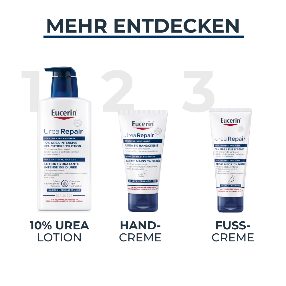 EUCERIN UreaRepair PLUS mousse pieds 10 %, image 5 sur 6