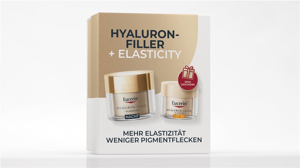 EUCERIN XMAS Set Hyaluron-Filler + Elasticity Nachtpflege