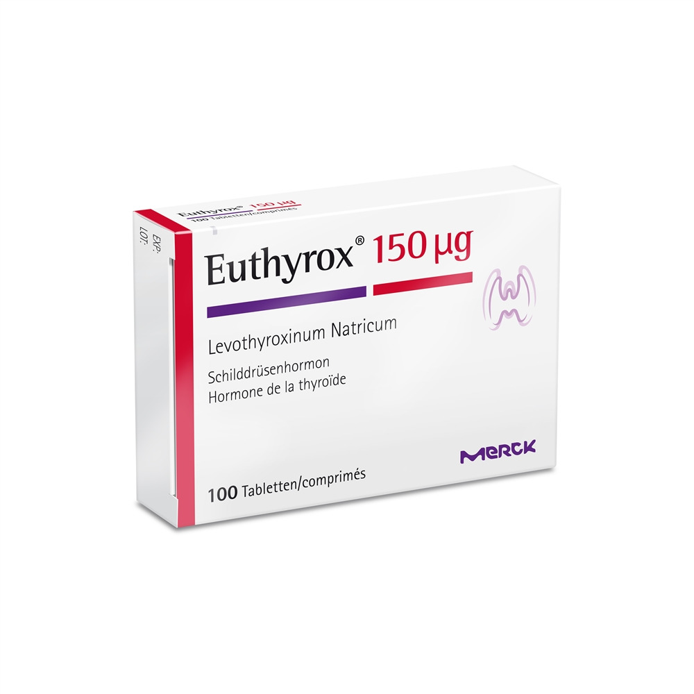 EUTHYROX Tabl 150 mcg Blist 100 Stk, Hauptbild