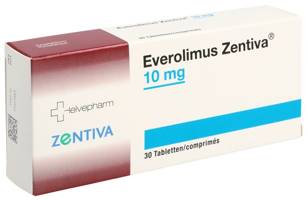 EVEROLIMUS Zentiva 10 mg, image principale