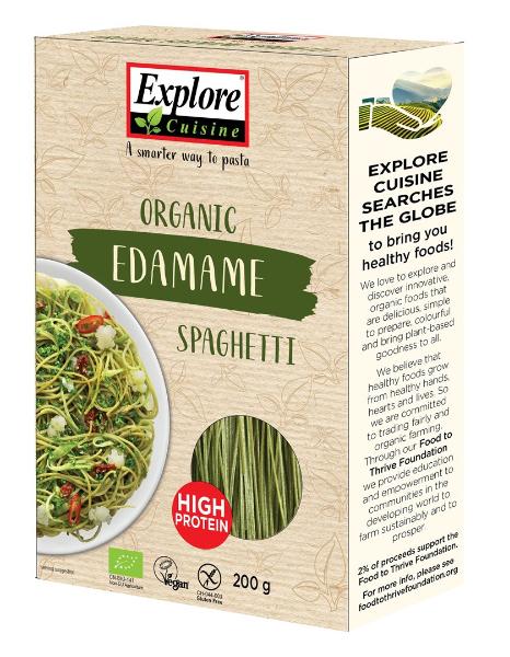 EXPLORE CUISINE Spaghetti aus Edamamebohnen