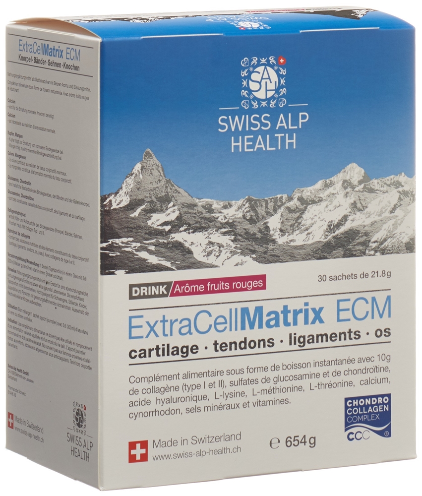 EXTRA CELL Matrix ECM Drink für Gelenke Knorpel Bänder Sehnen und Knochen, Bild 2 von 3