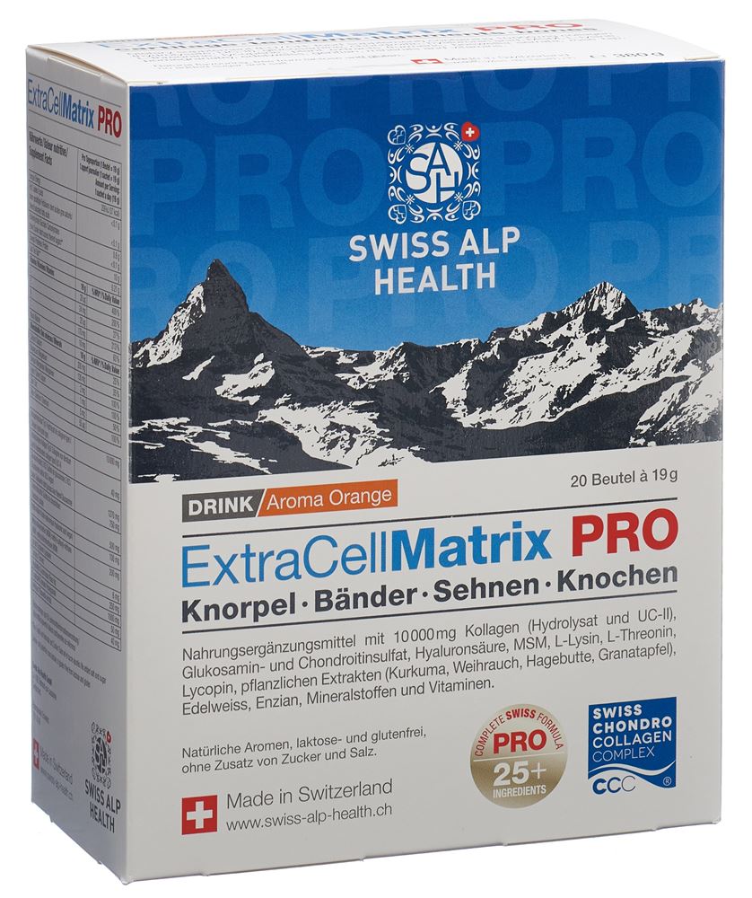 EXTRA CELL Matrix PRO Drink für Knorpel Bänder Sehnen und Knochen