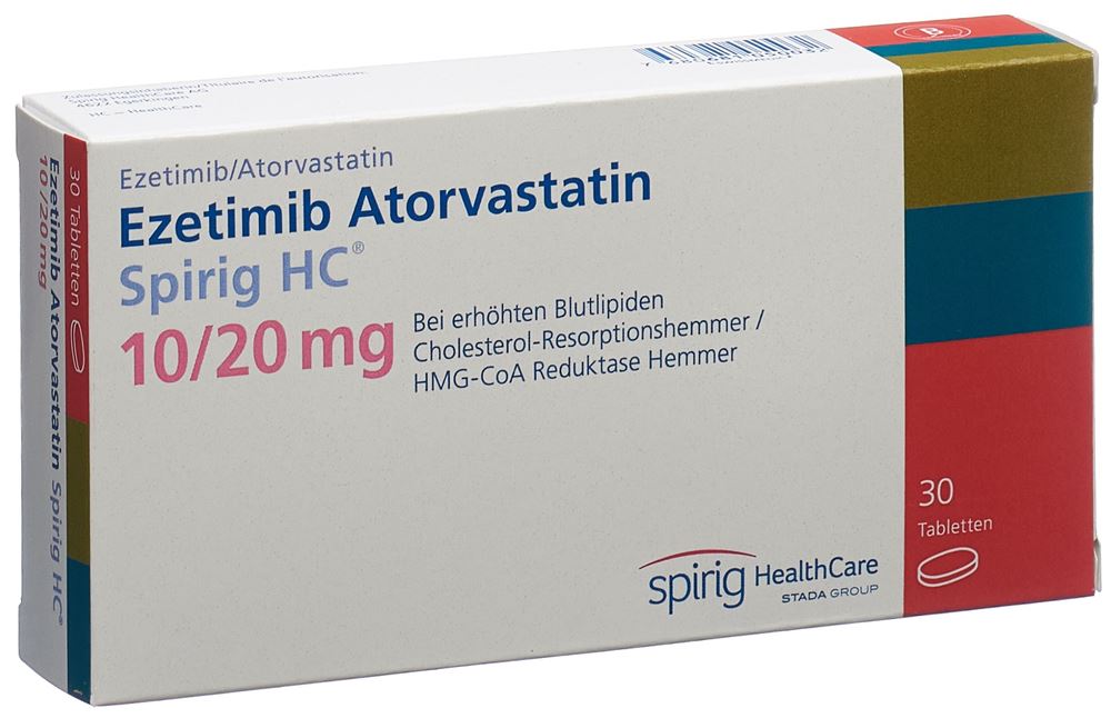 EZETIMIBE ATORVASTATINE Atorvast Spirig HC