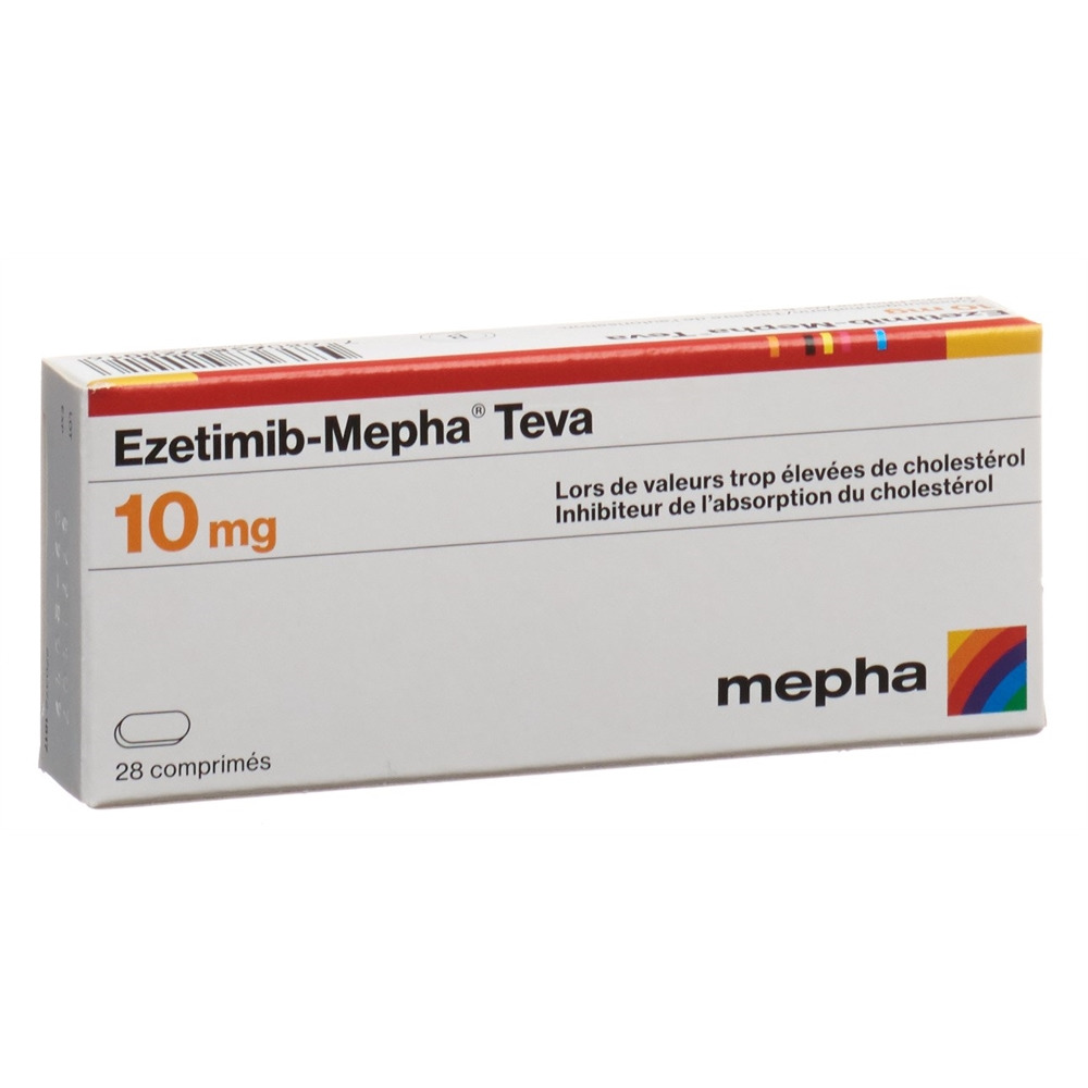 EZETIMIBE Mepha Teva 10 mg, Bild 2 von 2