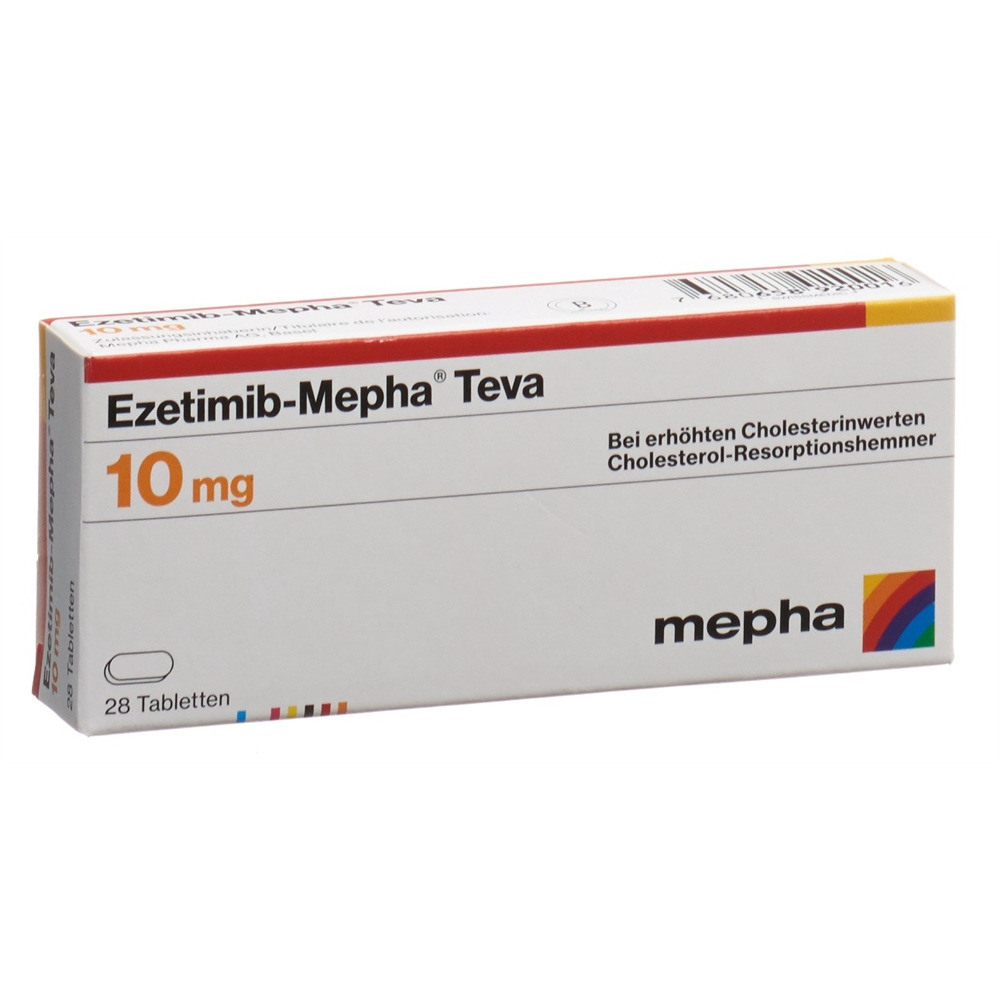 EZETIMIBE Mepha Teva 10 mg, Hauptbild