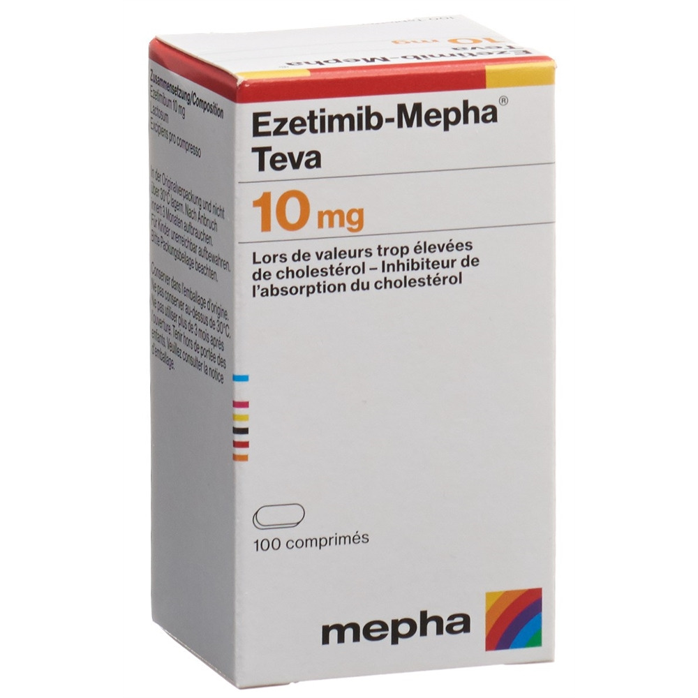 EZETIMIBE Mepha Teva 10 mg, Bild 2 von 2