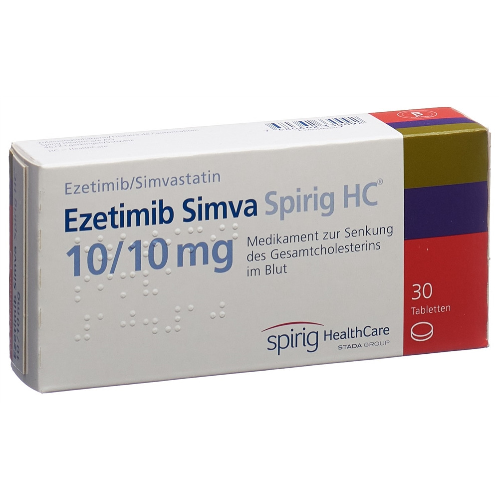 EZETIMIBE SIMVA Spirig HC, Hauptbild