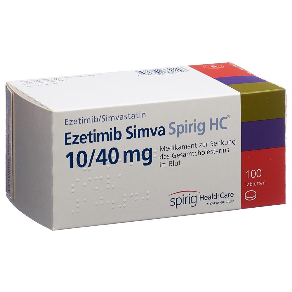 EZETIMIBE SIMVA Spirig HC, Hauptbild