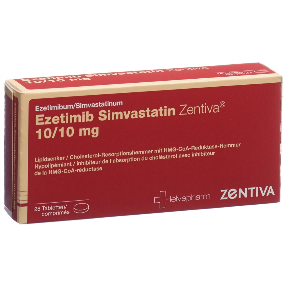 Ezetimib Simvastatin Zentiva Zentiva, image principale