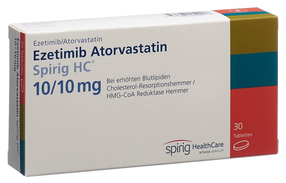 EZETIMIBE ATORVASTATINE Atorvast Spirig HC