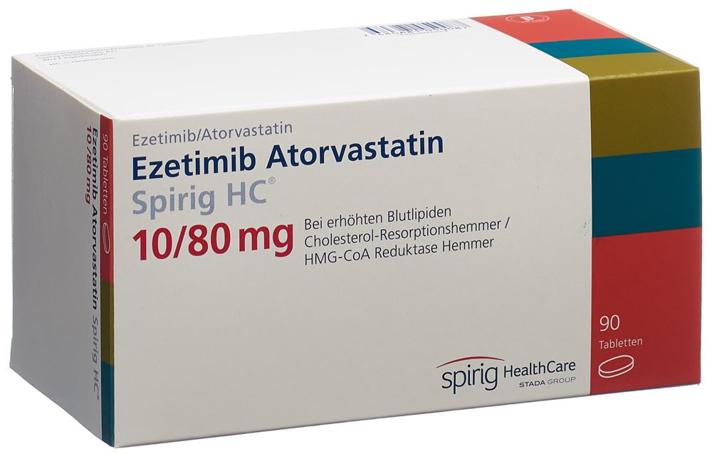 EZETIMIBE ATORVASTATINE Atorvast Spirig HC, image principale