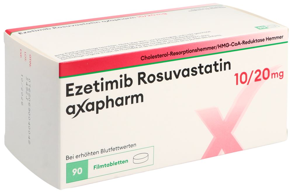 EZETIMIBE ROSUVASTATINE axapharm, image principale