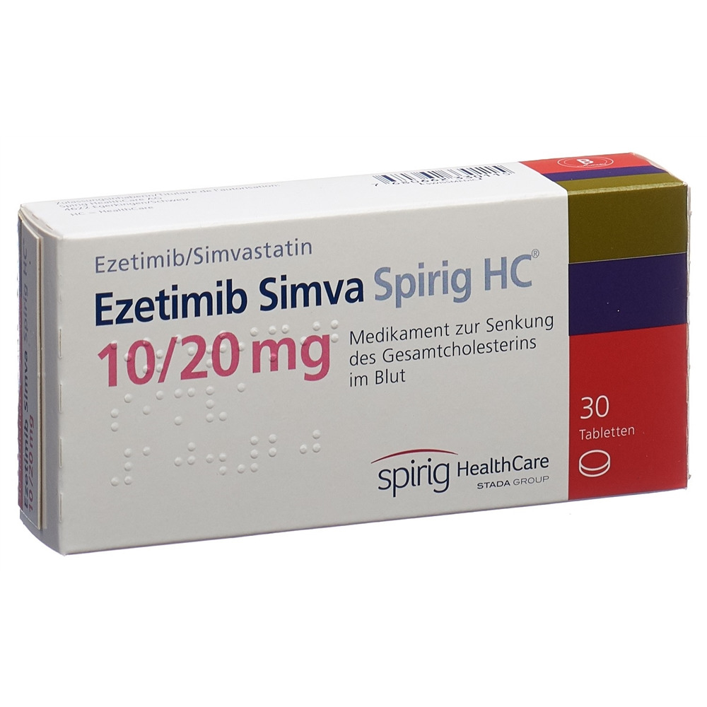 EZETIMIBE SIMVA Spirig HC, image principale