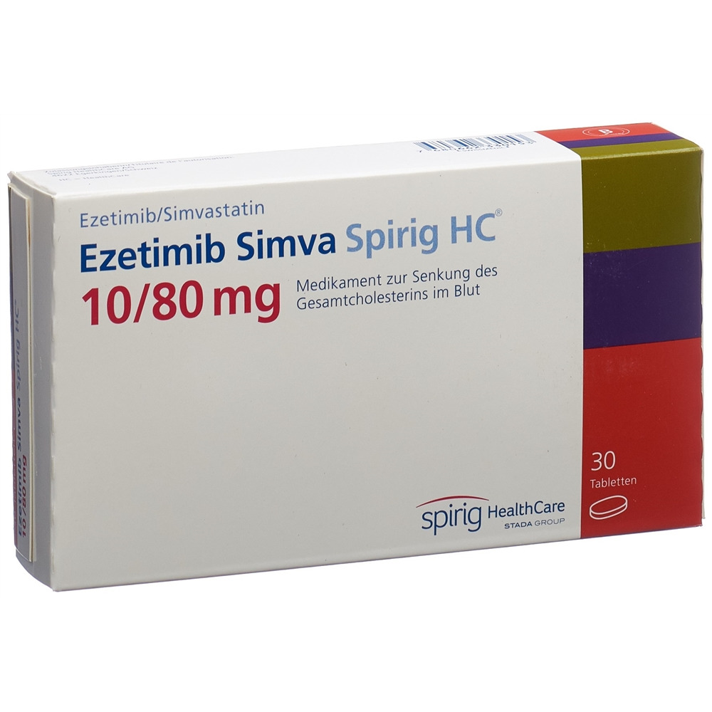 EZETIMIBE SIMVA Spirig HC, image principale